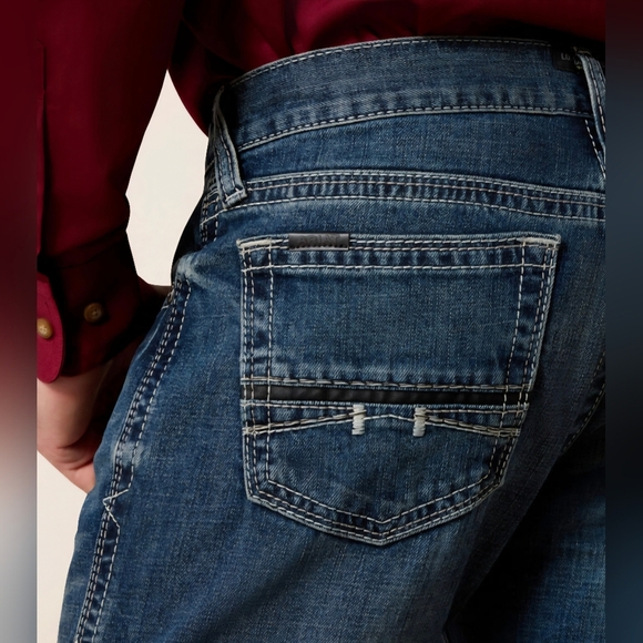 M7 Rocker Stretch Coltrane Stackable Straight Leg Jean - Picture 11 of 13